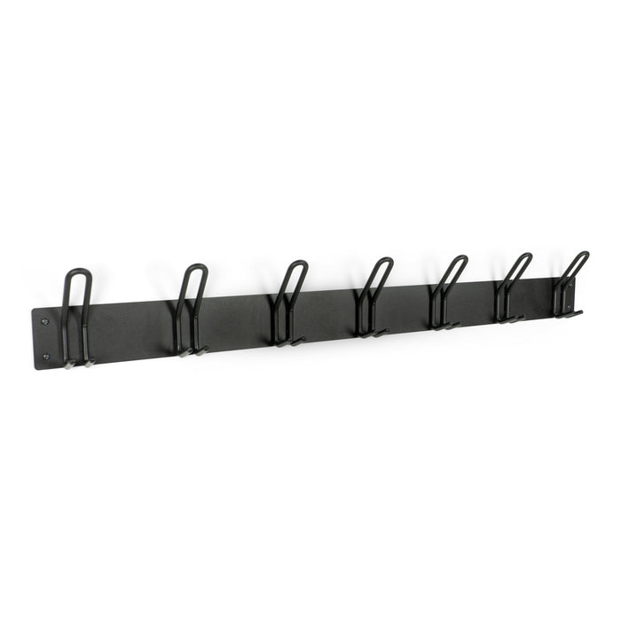Kapstok MILES 7 Zwart 100x7x14cm Spinder Design-Kapstokken-Spinder