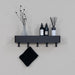 Kapstok MULTI 5 Zwart 52x10x13cm Spinder Design-Kapstokken-Spinder