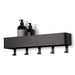 Kapstok MULTI 5 Zwart 52x10x13cm Spinder Design-Kapstokken-Spinder