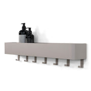 Kapstok MULTI 7 Silky Taupe 72x10x13cm Spinder Design-Kapstokken-Spinder