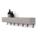 Kapstok MULTI 7 Silky Taupe 72x10x13cm Spinder Design-Kapstokken-Spinder