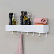 Kapstok MULTI 7 Wit 72x10x13cm Spinder Design-Kapstokken-Spinder