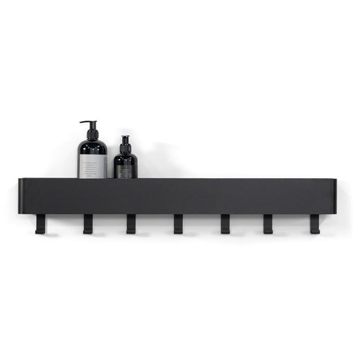 Kapstok MULTI 7 Zwart 72x10x13cm Spinder Design-Kapstokken-Spinder