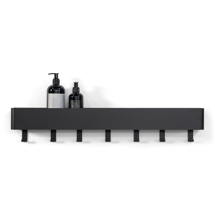 Kapstok MULTI 7 Zwart 72x10x13cm Spinder Design-Kapstokken-Spinder