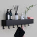 Kapstok MULTI 7 Zwart 72x10x13cm Spinder Design-Kapstokken-Spinder