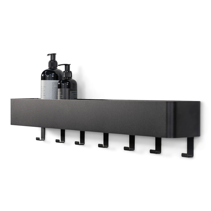 Kapstok MULTI 7 Zwart 72x10x13cm Spinder Design-Kapstokken-Spinder