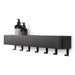 Kapstok MULTI 7 Zwart 72x10x13cm Spinder Design-Kapstokken-Spinder