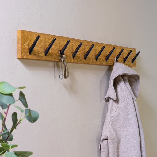Kapstok NUB 10 Naturel Zwart 100x7x10cm Spinder Design-Kapstokken-Spinder