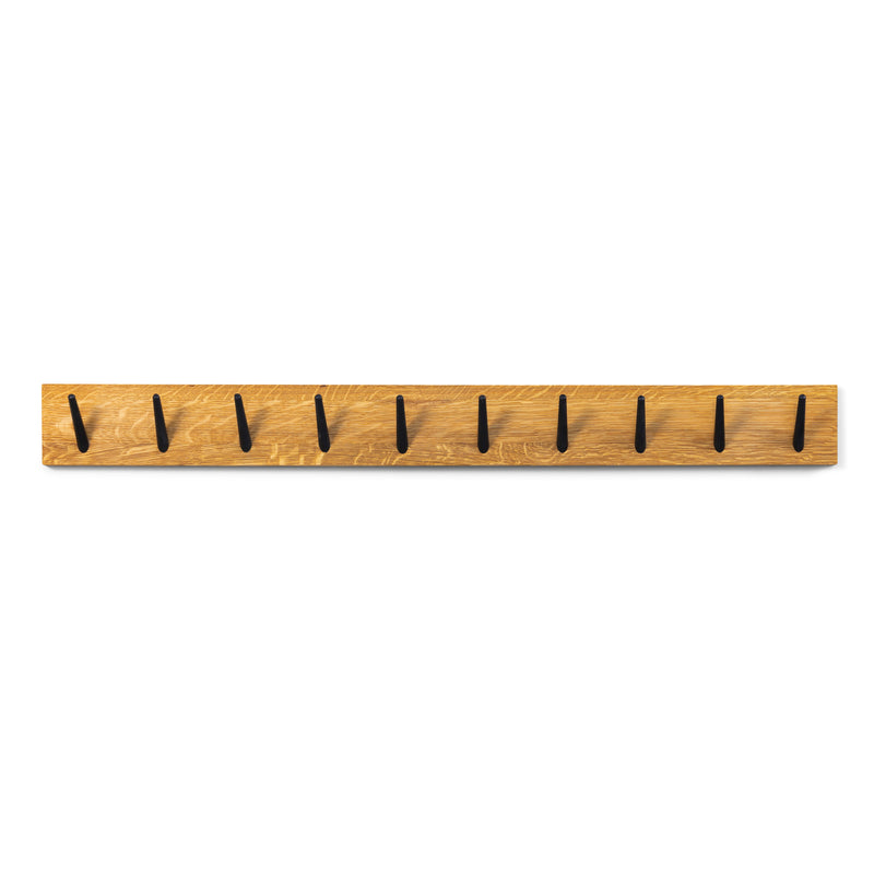 Kapstok NUB 10 Naturel Zwart 100x7x10cm Spinder Design-Kapstokken-Spinder