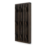 Kapstok PARCO Walnoot 24.3x1.5x50cm Spinder Design-Kapstokken-Spinder