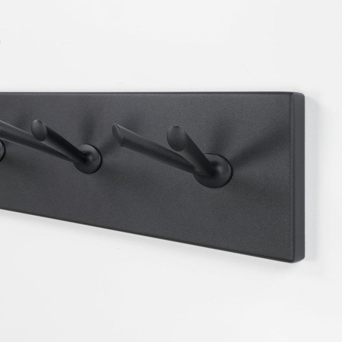 Kapstok PULL 7 Zwart 104.5x10x12.5cm Spinder Design-Kapstokken-Spinder