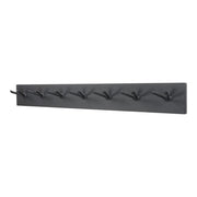 Kapstok PULL 7 Zwart 104.5x10x12.5cm Spinder Design-Kapstokken-Spinder