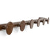 Kapstok RETRO Chocolate Brown 75x9.6x4.5cm Spinder Design-Kapstokken-Spinder