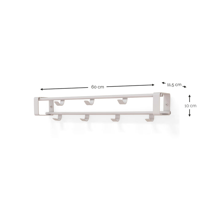Kapstok REX 1 Silky Taupe 60x11.5x10cm Spinder Design-Kapstokken-Spinder