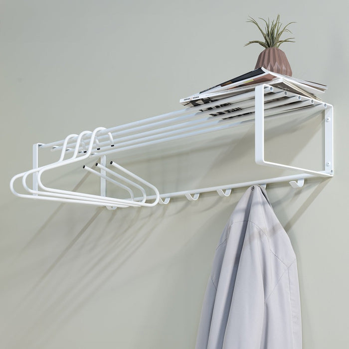 Kapstok REX 2 XL (100 cm) Wit 100x29x19cm Spinder Design-Kapstokken-Spinder
