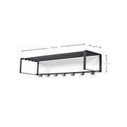 Kapstok REX 2 XL Clay Terra 100x29x19cm Spinder Design-Kapstokken-Spinder