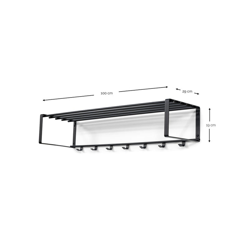 Kapstok REX 2 XL Clay Terra 100x29x19cm Spinder Design-Kapstokken-Spinder
