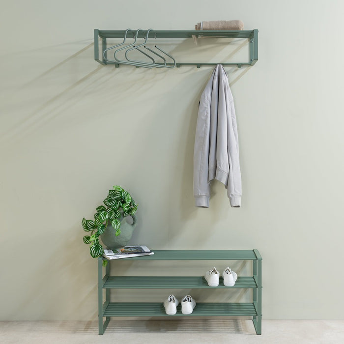 Kapstok REX 2 XL Dusty Green 100x29x19cm Spinder Design-Kapstokken-Spinder