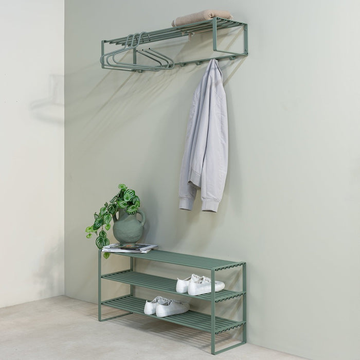 Kapstok REX 2 XL Dusty Green 100x29x19cm Spinder Design-Kapstokken-Spinder