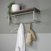 Kapstok REX 3 Dusty Green Walnut 70x29x28cm Spinder Design-Kapstokken-Spinder