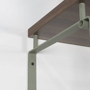 Kapstok REX 3 Dusty Green Walnut 70x29x28cm Spinder Design-Kapstokken-Spinder