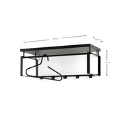 Kapstok REX 3 Silky Taupe Walnut 70x29x28cm Spinder Design-Kapstokken-Spinder