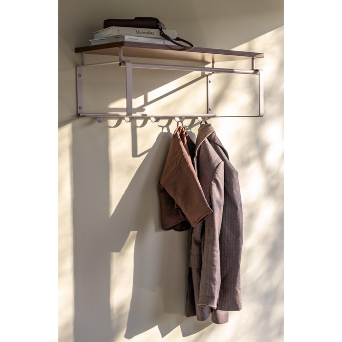 Kapstok REX 3 Silky Taupe Walnut 70x29x28cm Spinder Design-Kapstokken-Spinder