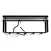 Kapstok REX 3 Zwart 70x29x28cm Spinder Design-Kapstokken-Spinder