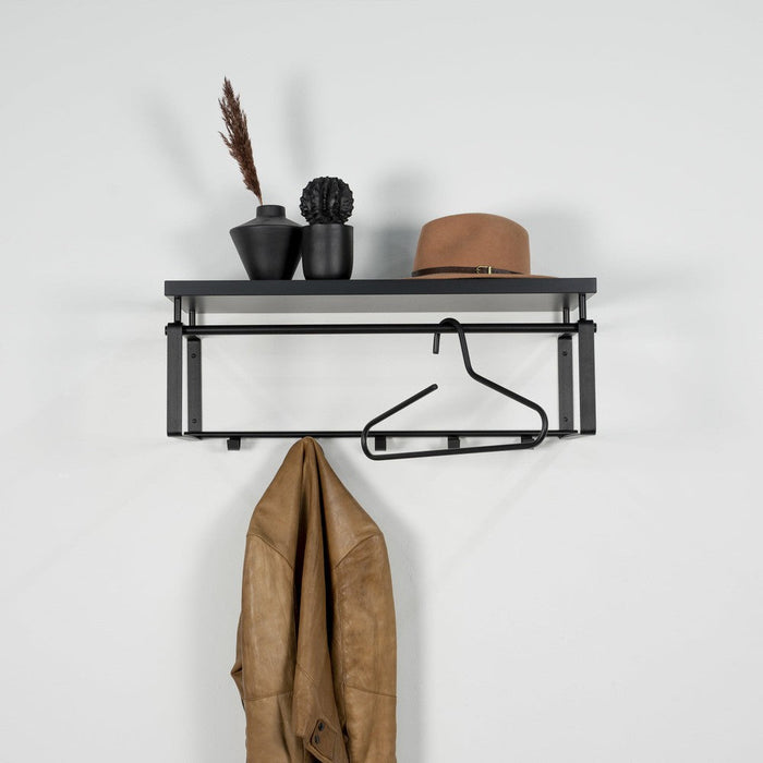 Kapstok REX 3 Zwart 70x29x28cm Spinder Design-Kapstokken-Spinder