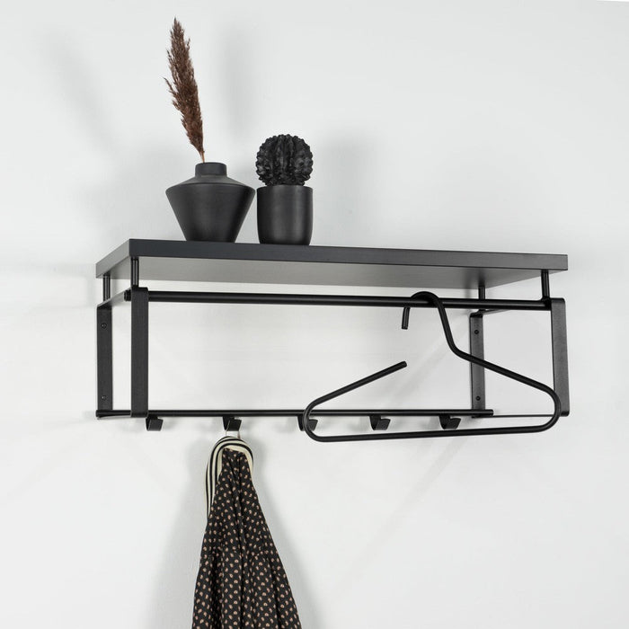 Kapstok REX 3 Zwart 70x29x28cm Spinder Design-Kapstokken-Spinder