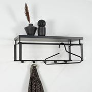 Kapstok REX 3 Zwart 70x29x28cm Spinder Design-Kapstokken-Spinder