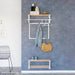 Kapstok RIZZOLI Wit Eiken 76x34x76cm Spinder Design-Kapstokken-Spinder