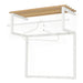 Kapstok RIZZOLI Wit Eiken 76x34x76cm Spinder Design-Kapstokken-Spinder