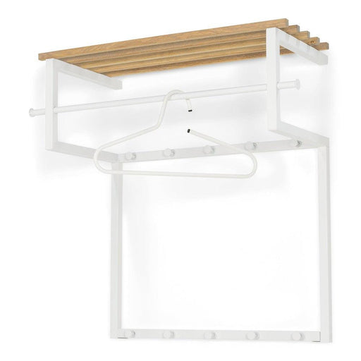 Kapstok RIZZOLI Wit Eiken 76x34x76cm Spinder Design-Kapstokken-Spinder