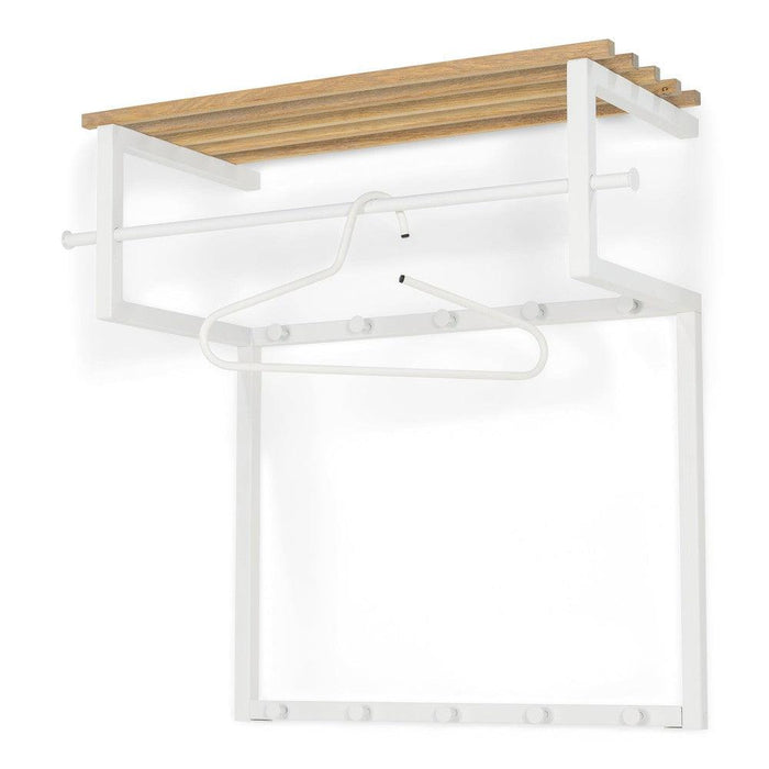 Kapstok RIZZOLI Wit Eiken 76x34x76cm Spinder Design-Kapstokken-Spinder