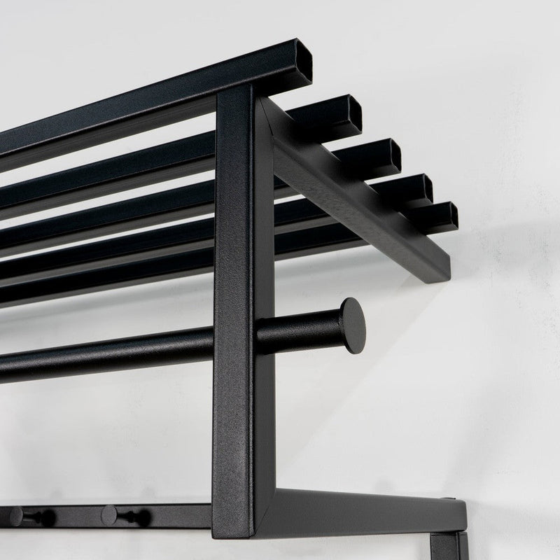 Kapstok RIZZOLI Zwart 76x34x76cm Spinder Design-Kapstokken-Spinder