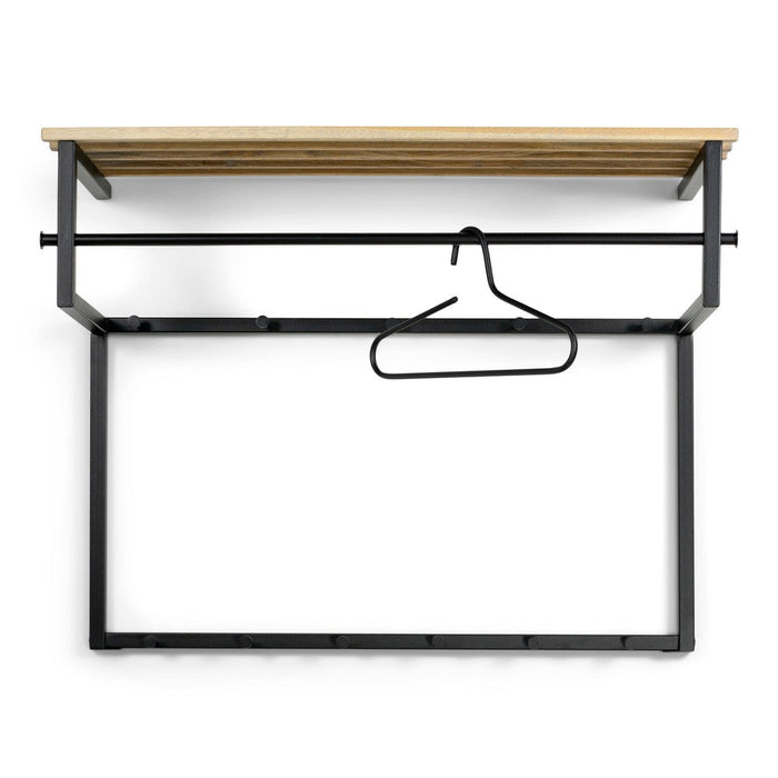 Kapstok RIZZOLI Zwart Eiken 100x34x76cm Spinder Design-Kapstokken-Spinder