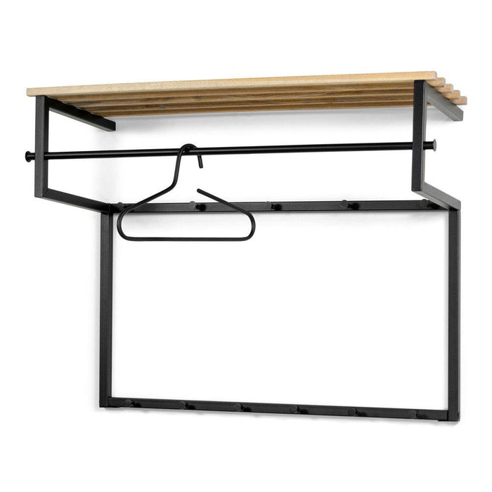 Kapstok RIZZOLI Zwart Eiken 100x34x76cm Spinder Design-Kapstokken-Spinder