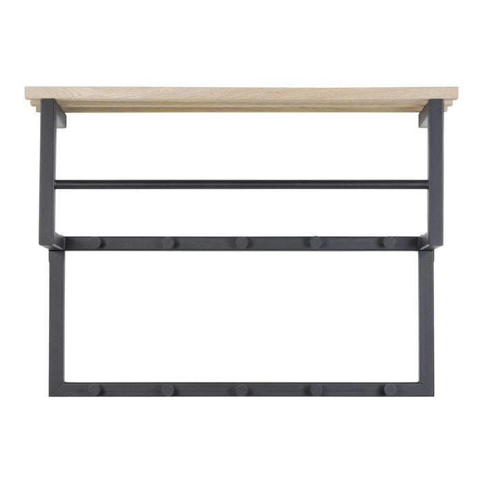 Kapstok RIZZOLI Zwart Eiken 71x16x51cm Spinder Design-Kapstokken-Spinder