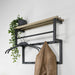 Kapstok RIZZOLI Zwart Eiken 71x16x51cm Spinder Design-Kapstokken-Spinder