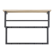 Kapstok RIZZOLI Zwart Eiken 71x16x51cm Spinder Design-Kapstokken-Spinder