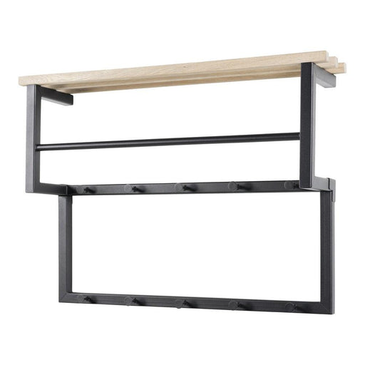 Kapstok RIZZOLI Zwart Eiken 71x16x51cm Spinder Design-Kapstokken-Spinder