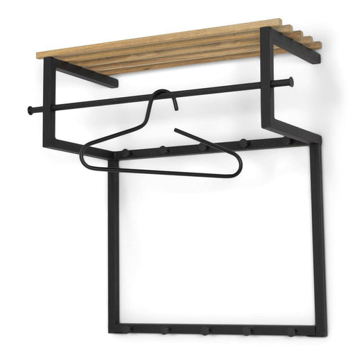 Kapstok RIZZOLI Zwart Eiken 76x34x76cm Spinder Design-Kapstokken-Spinder