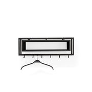 Kapstok SCHOOL 80 Zwart 78x19x29.5cm Spinder Design-Kapstokken-Spinder