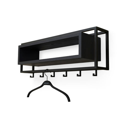 Kapstok SCHOOL 80 Zwart 78x19x29.5cm Spinder Design-Kapstokken-Spinder