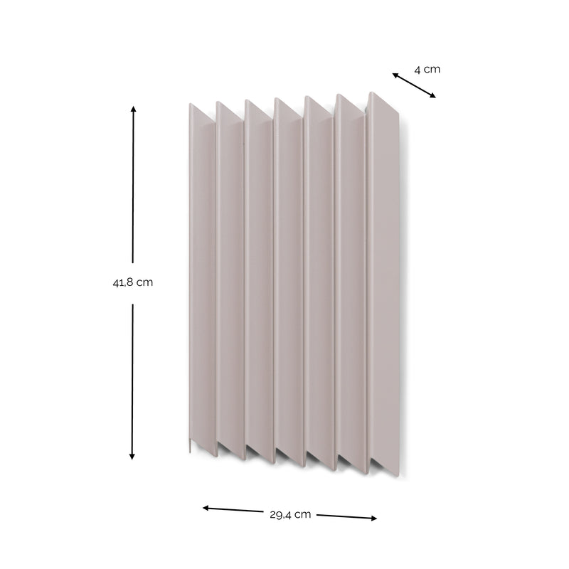 Kapstok SENSU L Silky Taupe 29.4x4x41.8cm Spinder Design-Kapstokken-Spinder