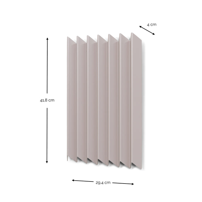 Kapstok SENSU L Silky Taupe 29.4x4x41.8cm Spinder Design-Kapstokken-Spinder