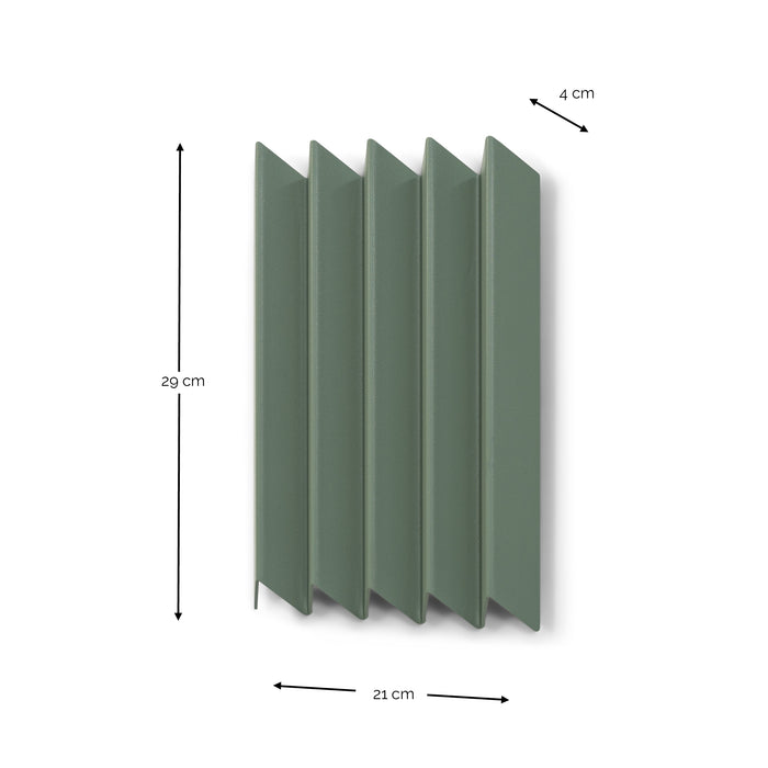 Kapstok SENSU M Dusty Green 21x4x29.5cm Spinder Design-Kapstokken-Spinder