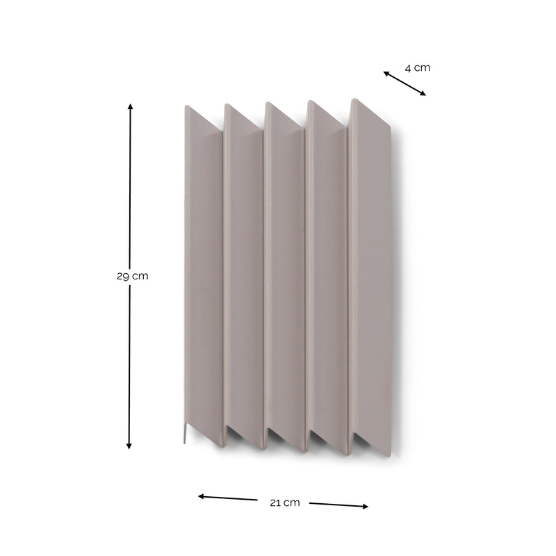 Kapstok SENSU M Silky Taupe 21x4x29.5cm Spinder Design-Kapstokken-Spinder
