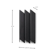 Kapstok SENSU S Zwart 12.6x4x21cm Spinder Design-Kapstokken-Spinder